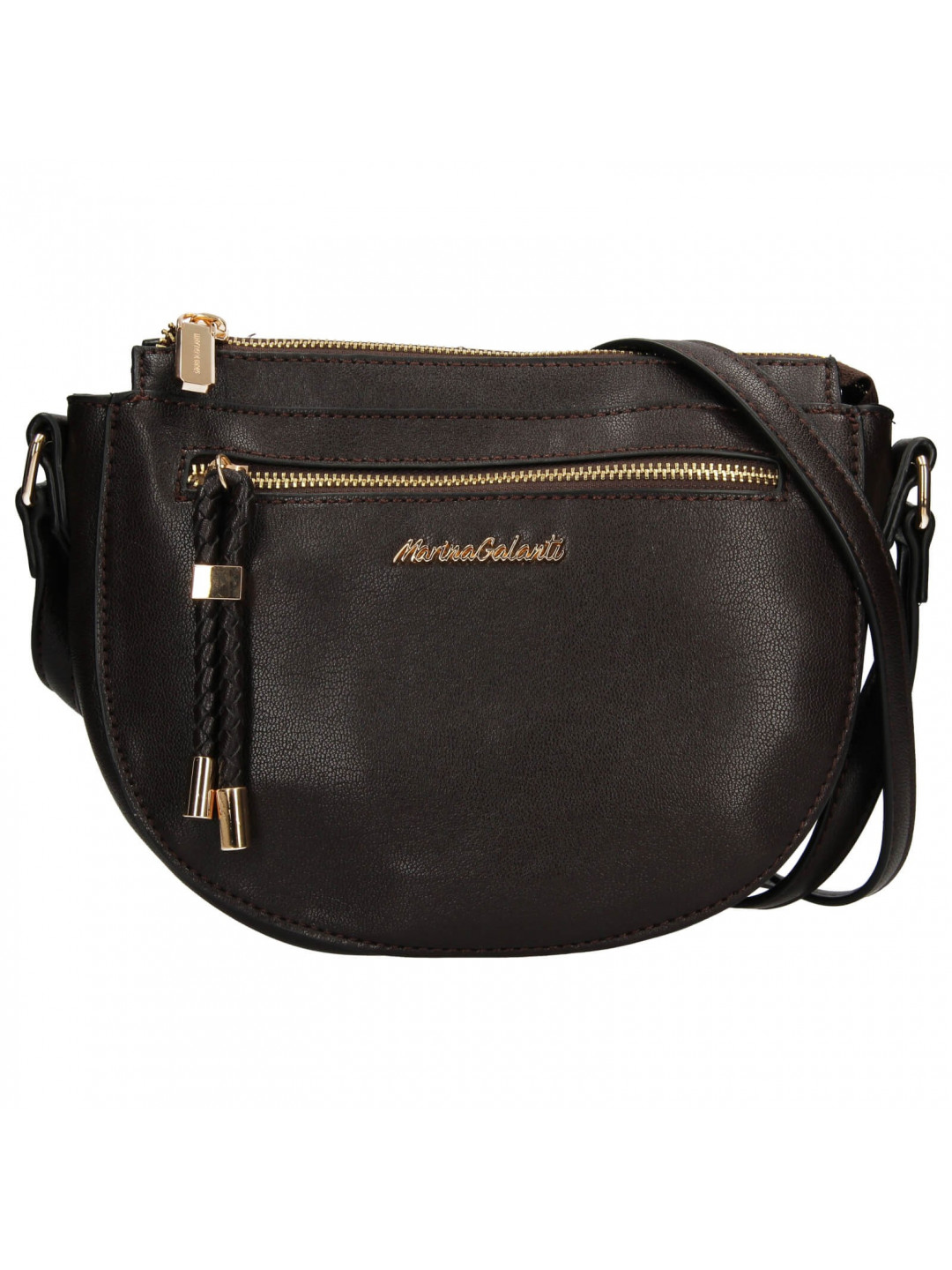 Dámská crossbody kabelka Marina Galanti Gvenda – tmavě hnědá
